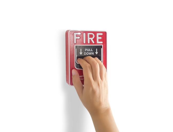 ręczny alarm pożarowy
